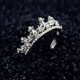 Crown Tiara CZ Band Ring