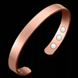 Rose Gold Magnetic Open Cuff Bangle