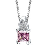 Purple Princess CZ Pavé Jewelry Set