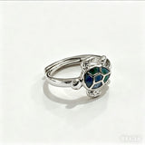 Enamel Sea Turtle Open Ring