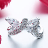Marquise CZ Butterfly Bypass Ring