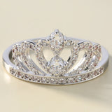 Pavé CZ Crown Tiara Ring