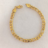 Men's Gold-Tone Figaro Chain Bracelet