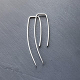 Polished Wire Threader Earrings