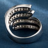 Pavé CZ Layered Wing Wrap Ring