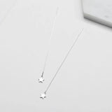 Star Threader Long Chain Earrings