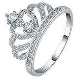 Pavé CZ Crown Tiara Ring