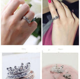 Crown Tiara CZ Band Ring