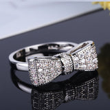 Pavé CZ Bow Ring