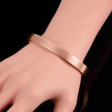 Rose Gold Magnetic Open Cuff Bangle