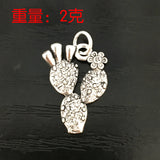 Prickly Pear Cactus Charm Pendant