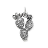 Prickly Pear Cactus Charm Pendant
