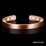 Rose Gold Magnetic Open Cuff Bangle