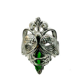 Vintage Scroll Leaf Ring