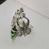 Vintage Scroll Leaf Ring