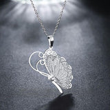 Filigree Butterfly Pendant Necklace