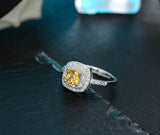 Purple Enamel Butterfly CZ Open Ring