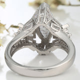 Marquise CZ Art Deco Baguette Ring
