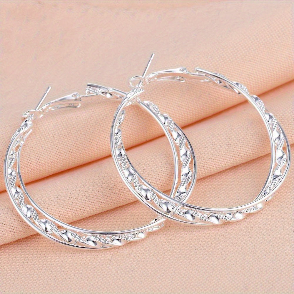 Filigree Hoop Earrings