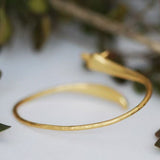 Fox Open Cuff Bangle