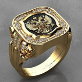Double-Headed Eagle Signet Ring