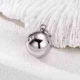 Polished Round Ball Charm Pendant