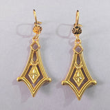 Ginkgo Leaf Cascade Drop Earrings