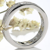 Baguette CZ Channel Eternity Band Ring