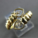 Gold Double Heart Openwork Ring